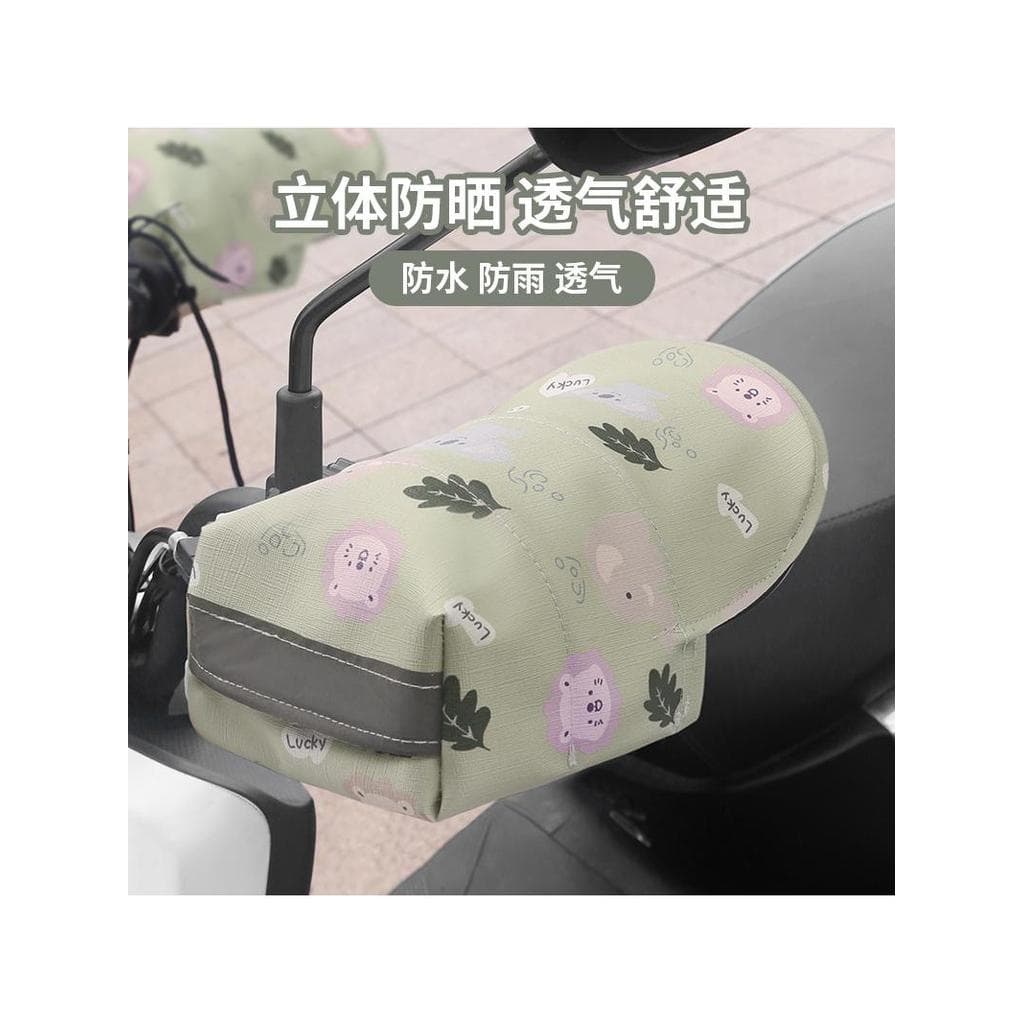 Luvas de proteção solar para veículos elétricos, bateria de verão, proteção para as mãos de motocicleta, à prova d'água,