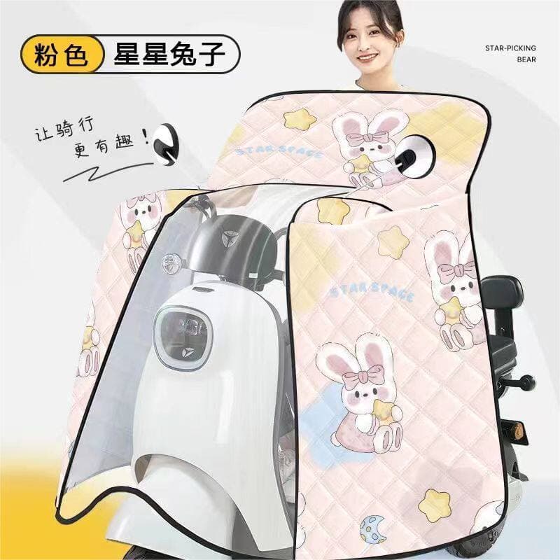 Capa de colcha para pára-brisa de veículo elétrico estilo verão protetor solar capa à prova d'água novo estilo motocicle