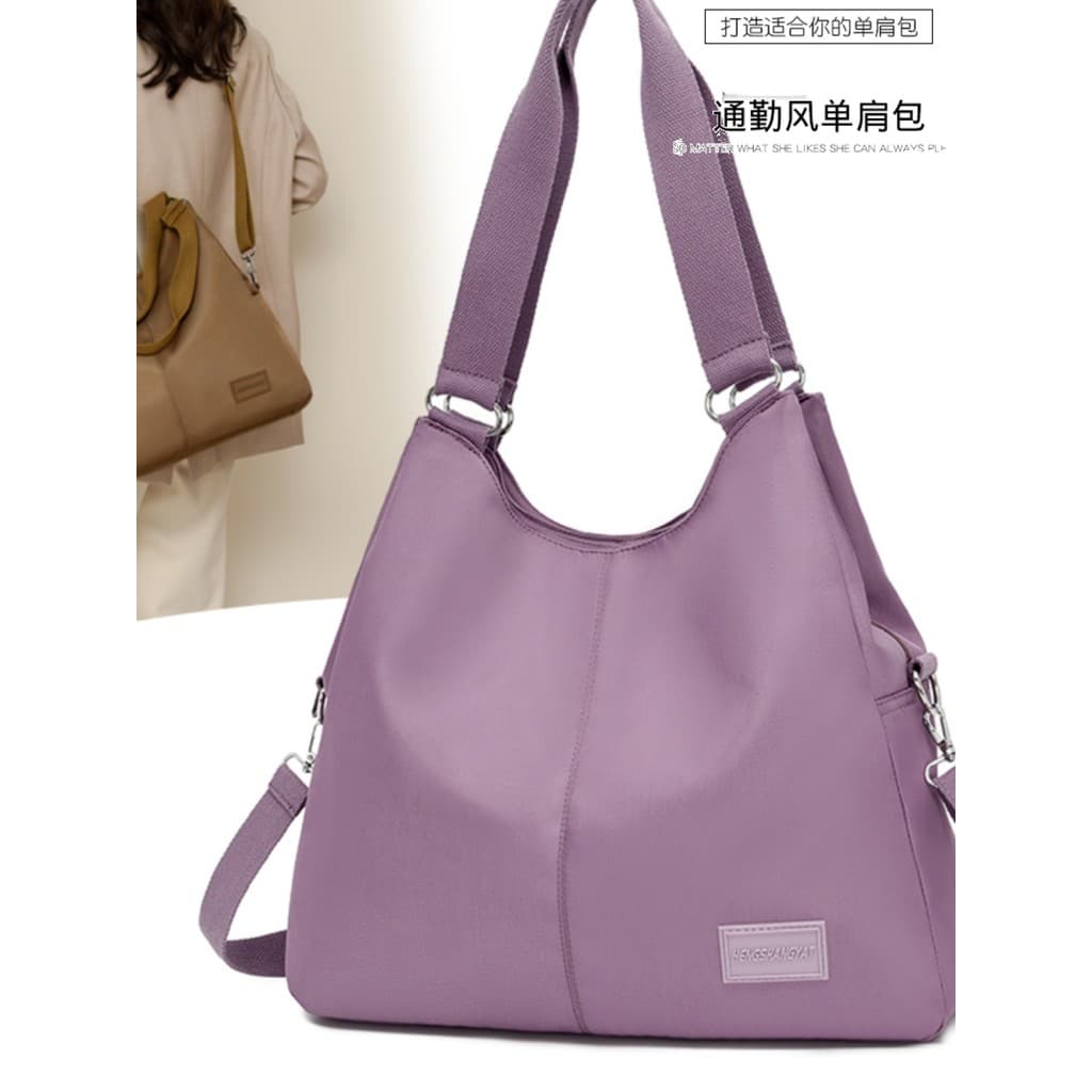 Simples bolsa de ombro de grande capacidade feminina 2024 outono inverno novo estilo versão coreana moda arrastar saco f