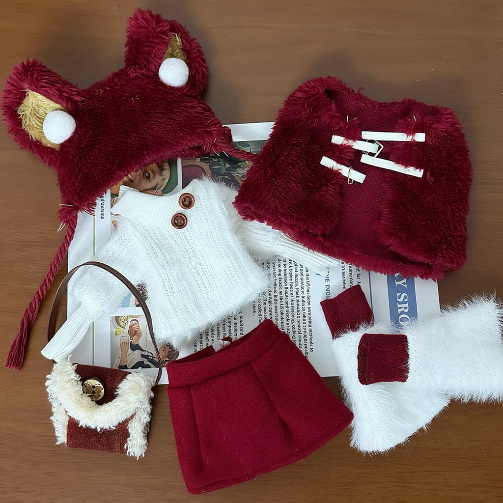 30cm 11.5 Polegada 1/6 BJD Boneca Roupas 1 Conjunto Ano Novo Inverno Casuais Não Incluída