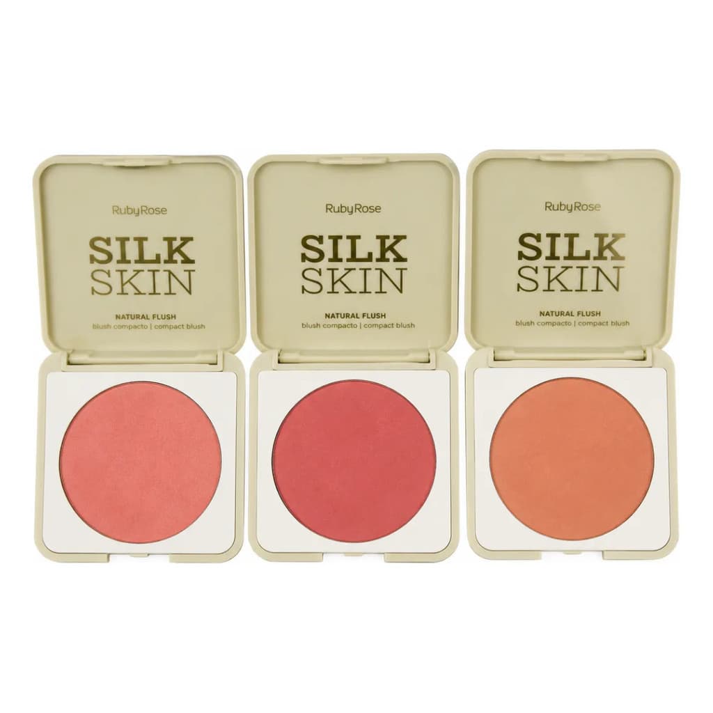 Blush Compacto Silk Skin Ruby Rose