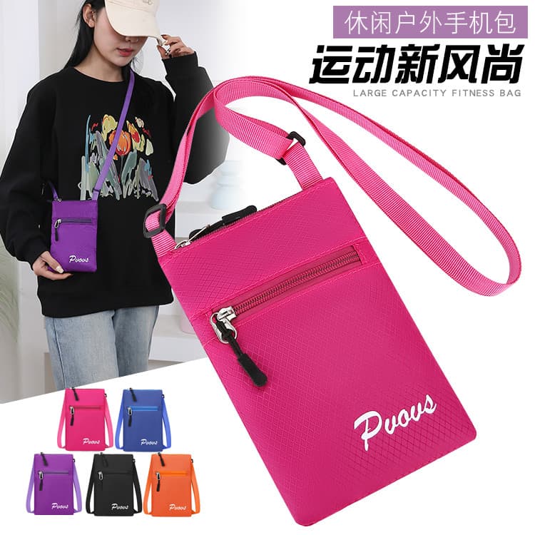 Moda Casual pequena bolsa de ombro mudança saco do telefone móvel versão coreana ombro Crossbody saco feminino portátil