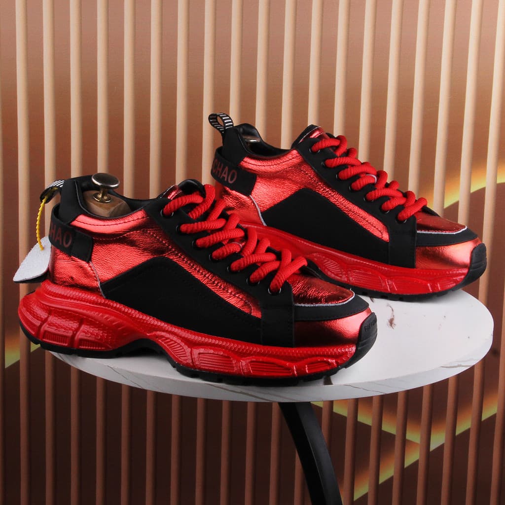 Sapatos estilo Hong Kong novo estilo verão masculino All-Match versão coreana tênis de sola grossa na moda aumento inter