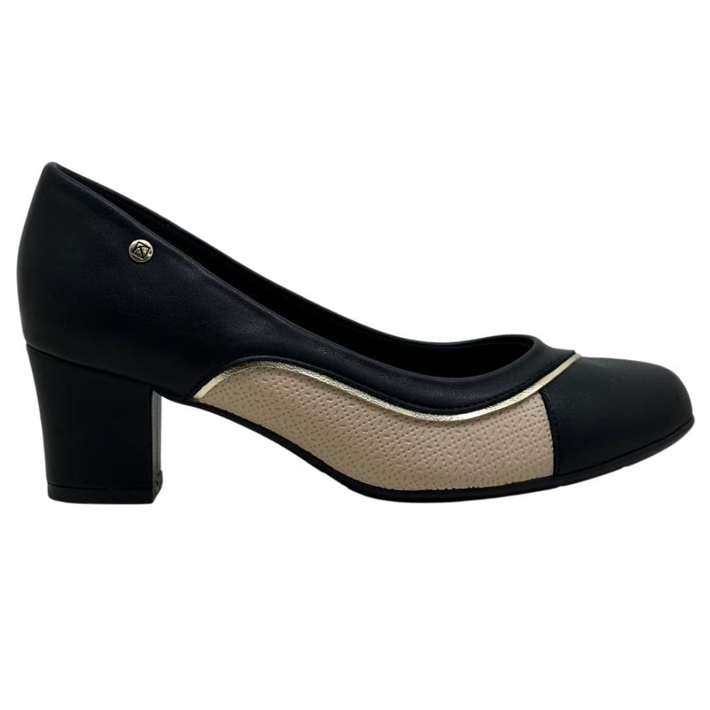 Sapato Scarpin Piccadilly Salto Médio Conforto O Dia Todo