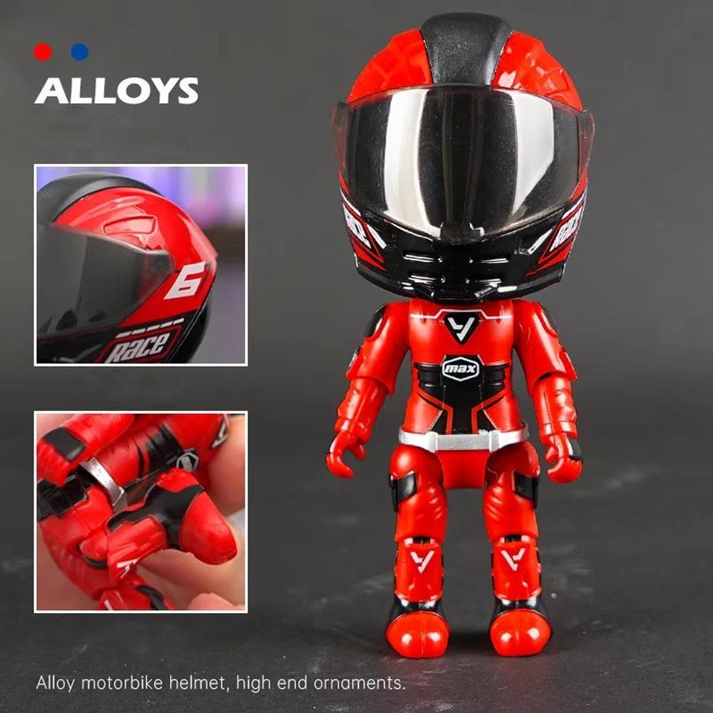 Boneca Simulada Para Motociclista , Figura De Ação Flexível Transforma Brinquedo De Motocicleta , Legal