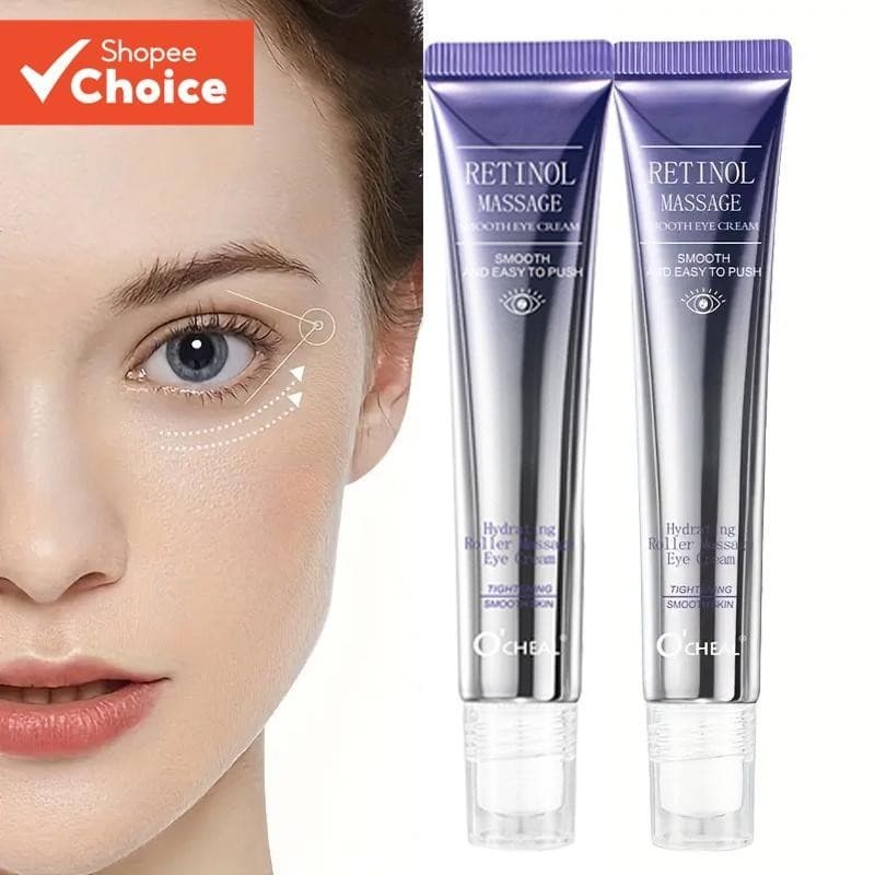 Hidratante reafirmante, sem álcool, fácil absorção, creme para os olhos contendo Retinol, glicerina e ácido hialurônico