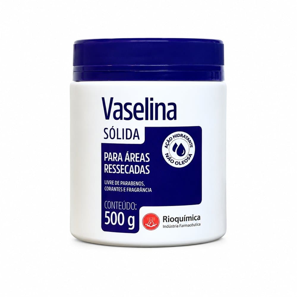 VASELINA SÓLIDA POMADA 500g - RIOQUÍMICA