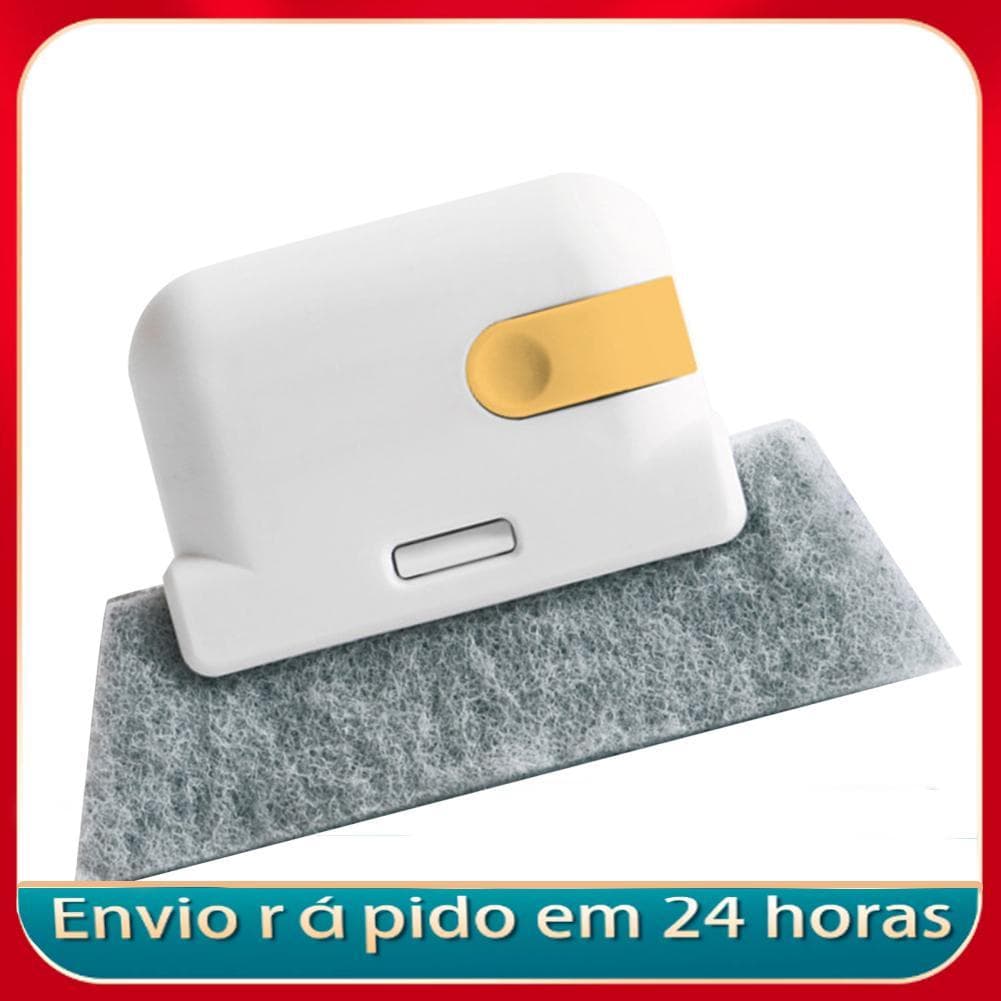 Nicegadget-BR Escova de limpeza de ranhuras para janelas, ferramenta pequena para espaços estreitos, limpa poeira e