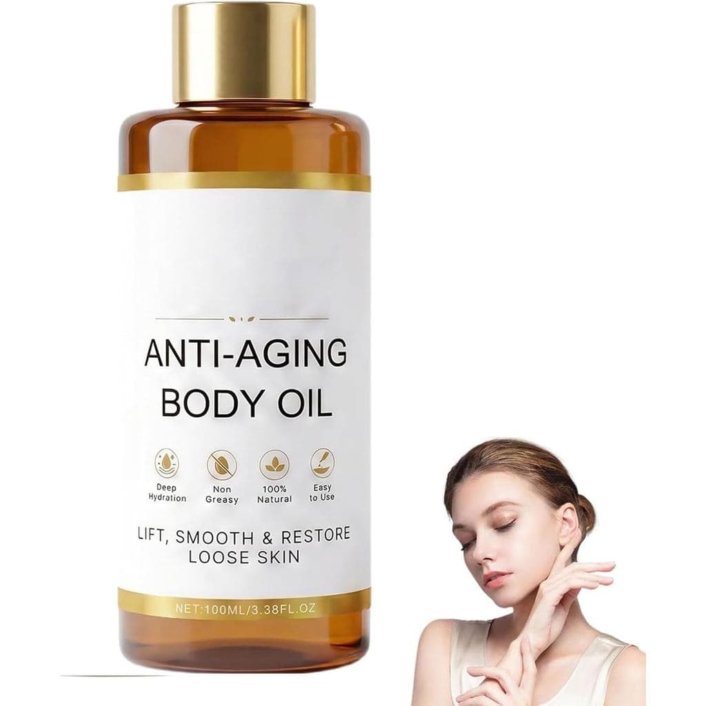 Óleo Corporal Antienvelhecimento Skincu, 100ml, Óleo Skincu Glow Remedy para Firmeza e Tonificação da Pele, Óleo Corpora
