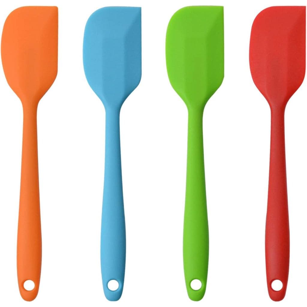 Espátula de silicone, 11 polegadas (aproximadamente 27,9 cm), espátula de borracha, resistente ao calor, design de peça