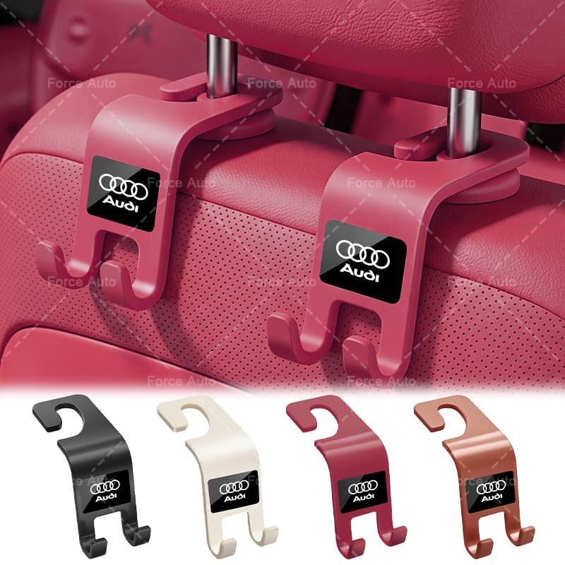 Gancho Para Banco Traseiro De Carro ABS , Bolsa Encosto De Cabeça , Suspenso Audi A4 B8 A3 8P 8V S3 A5 A6 S6 C6 Q5 A8 R8