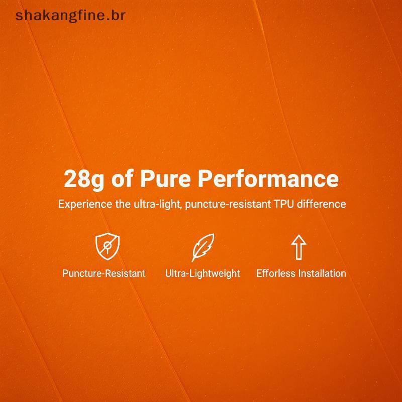 SHBR 28g Laranja Bicicleta TPU Tubo Interno 700X18 25 28 32 De Estrada Material Pneu 45/65/85mm Comprimento Válvula Fran