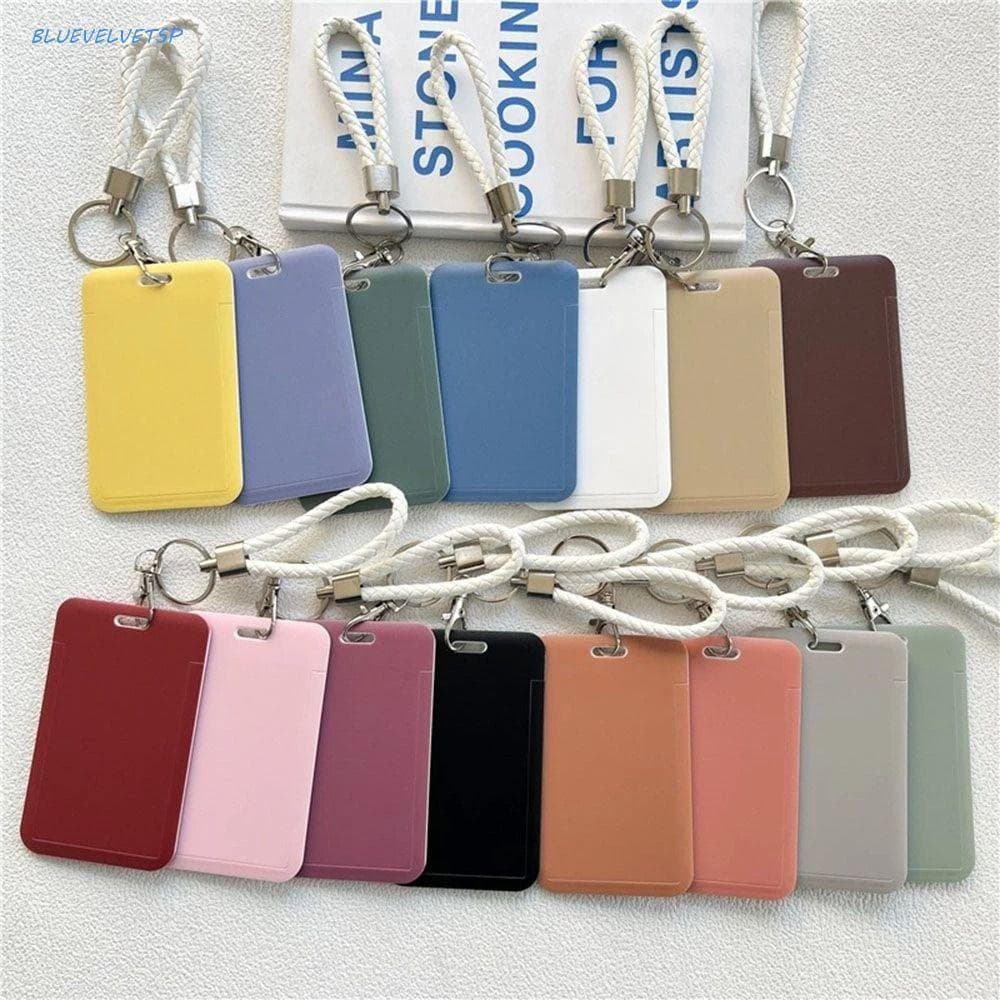 BLUEVELVETSP Capa Para Cartão De Ônibus , Material Escolar , Escritório , Crédito Trabalho , Chaveiro Identificação , Pr