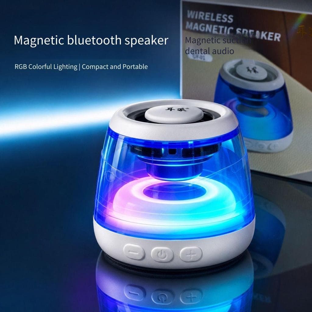 Novo telefone móvel magnético Bluetooth alto-falante portátil Mini alto-falante acampamento ao ar livre RGB lanterna sér