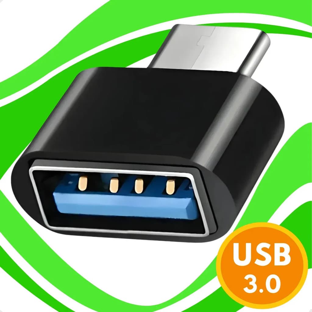 Adaptador Usb Para Usb C Conector Otg Usb 3.0 Fêmea Para Tipo C Macho Usb-a X