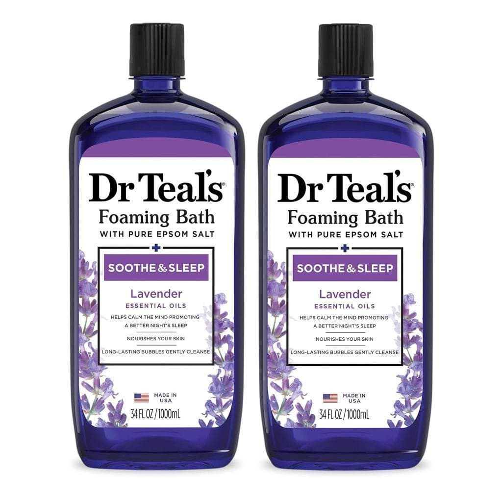 Sabonete Líquido Corporal DrTeal Pure Epsom Salt Lavender, 34 fl oz (pacote com 2)