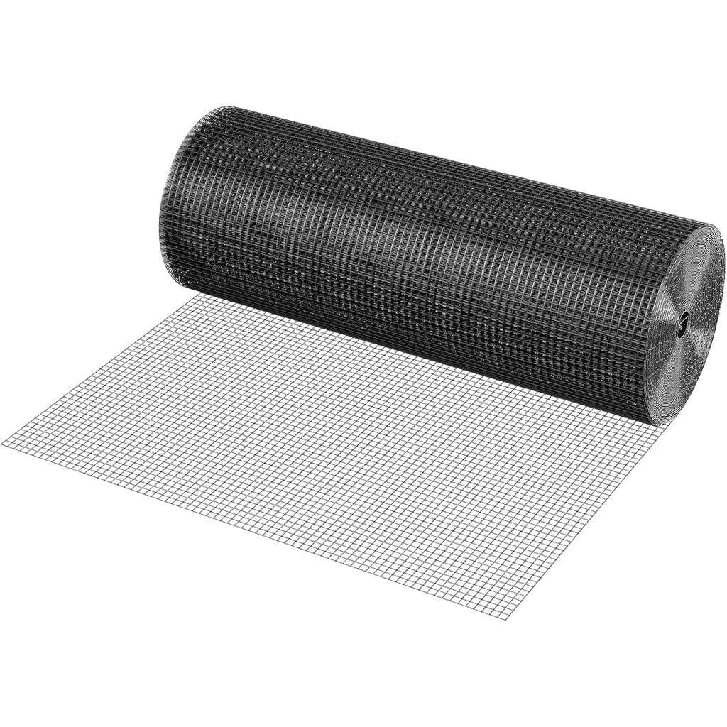 Pano De Hardware VEVOR 24 Pol . x 50 Pés , Rolo De Malha De Arame Galvanizado De Calibre 1/2 19 , Cercas De Frango Reves
