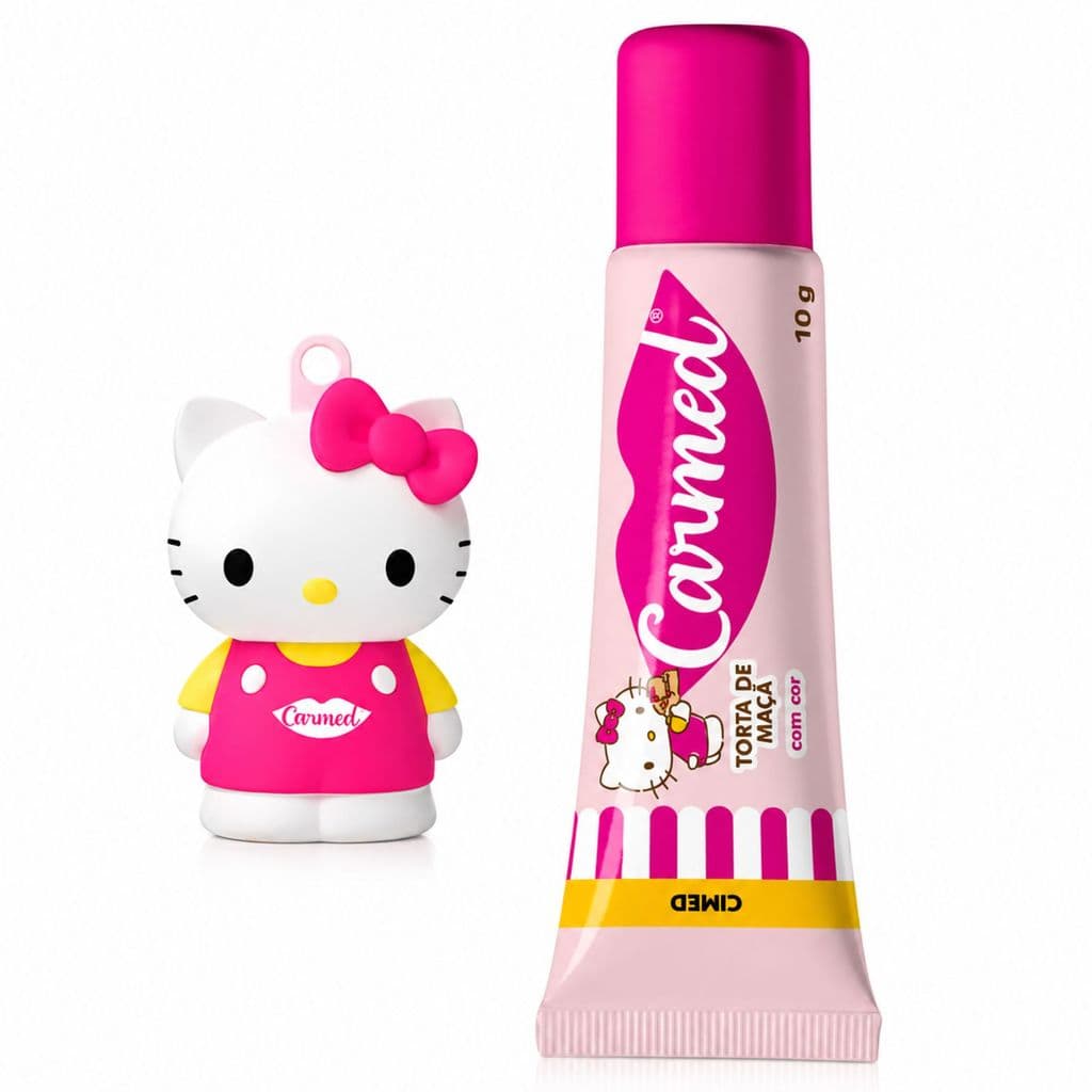 Carmed Hidratante Labial Hello Kitty Torta de Maçã 10g