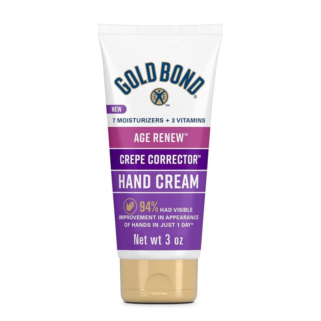 Creme para Mãos Gold Bond Age Renew Crepe Corrector, Fórmula Reabastecedora e Suavizante, 3 oz. BMXU