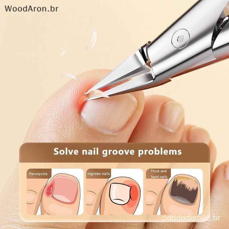 WoodAron Cortador De Unhas De Aço Inoxidável Pedicure Ferramenta De Manicure Alicate De Ranhura Paroníquia Encravada Cor