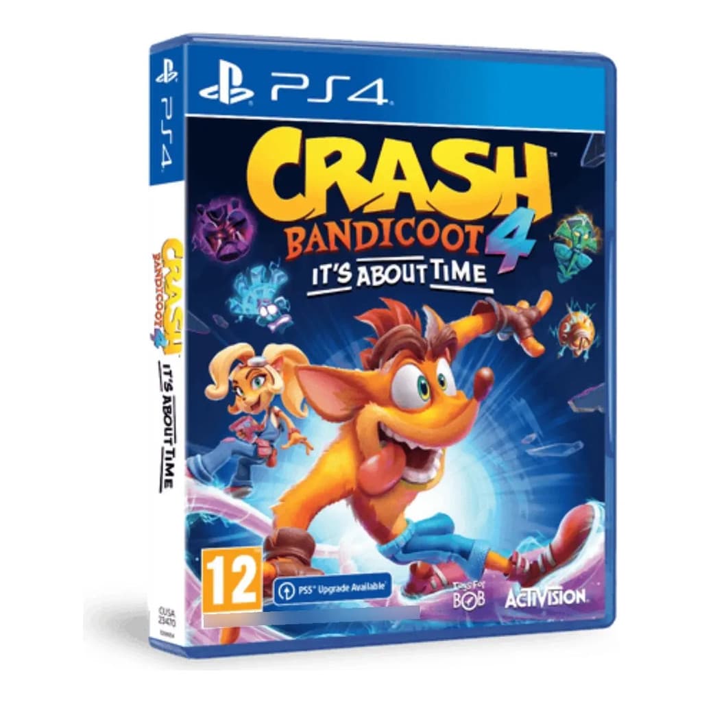 Jogo Crash 4 It's About Time PS4 Mídia Física Original Ps4 Novo Lacrado Envio Rápido Jogo Playstation 4
