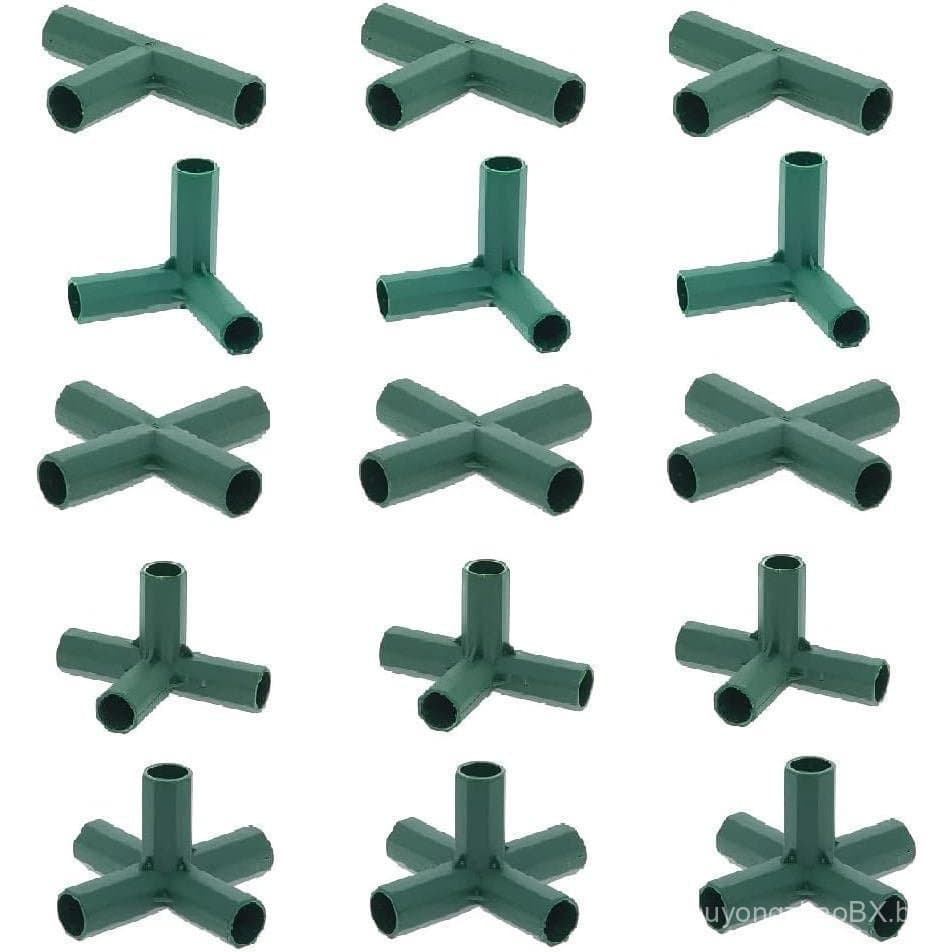 15 conectores para estruturas de estufas, conectores de canto para grade de jardim de 16mm, disponíveis em 5 tipos.