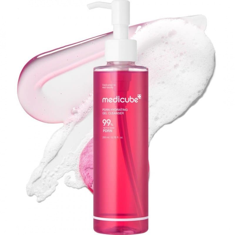 medicubePDRNJellytoCleanser - Limpador Suave de Baixo pH Hidratante | Gel de Limpeza Facial Hidratante Diário com PDRN,