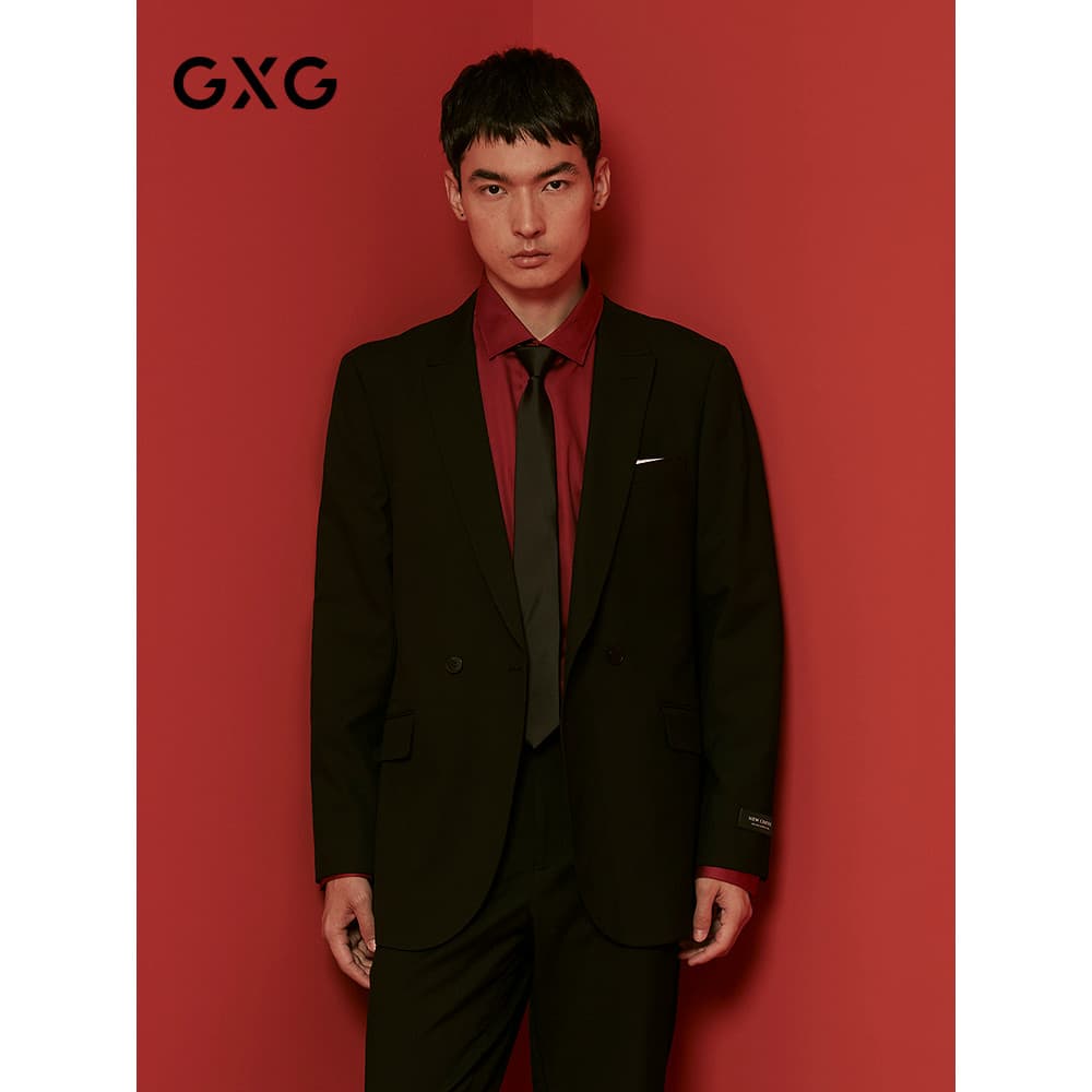 Terno de viagem masculino G GXG com etiqueta dourada série de casamento G24X133002