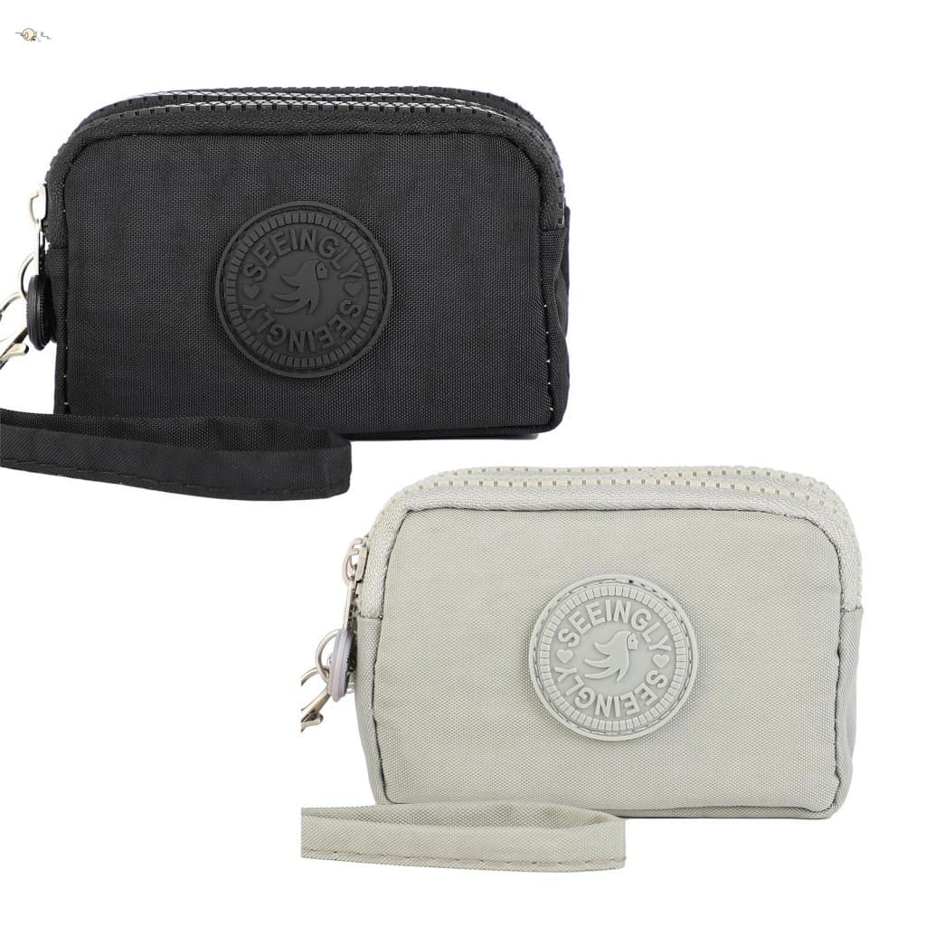 Bolsa De Moedas De Chave De Nylon À Prova D'água Com Zíper Para Presente Diário De Viagem