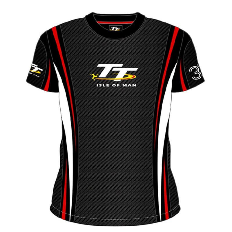 [Recomendado] Camiseta de motociclismo MOTO GP Isle of Man TT, circuito insular, corrida de estrada, de secagem rápida,