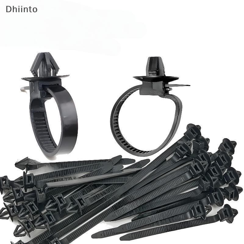 [Dhiint] 10/20 Pcs Carro Nylon Push Mount Fio Chicote Prendedor Cabo Braçadeira Clipes Laços Gerenciamento Organizadores