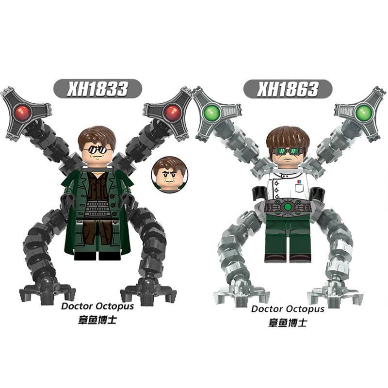 XH1833 1863 Doutor Polvo Bloco De Construção Figura De Brinquedo