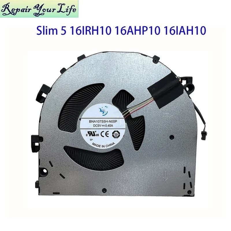 Cooler Para CPU De Laptop , Lenovo IdeaPad Slim 5 16AHP10 16IAH10 16AKP10 16ARP10 16IRH10R , Radiador De Refrigeração 5F