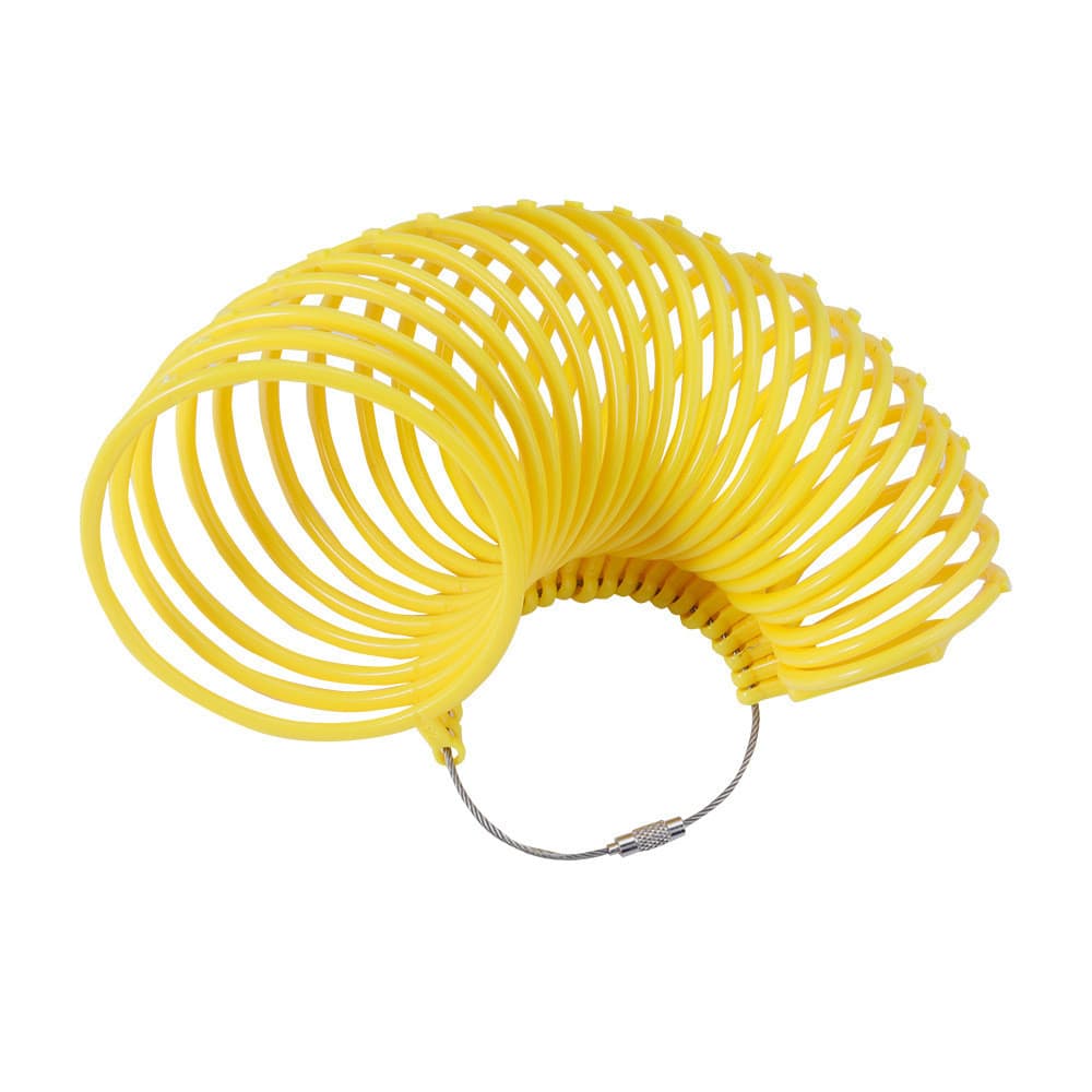 Ferramenta de medição de pulseiras de plástico para pulseiras de jade, tamanho de anel 1-23, medição de diâmetro, ferram