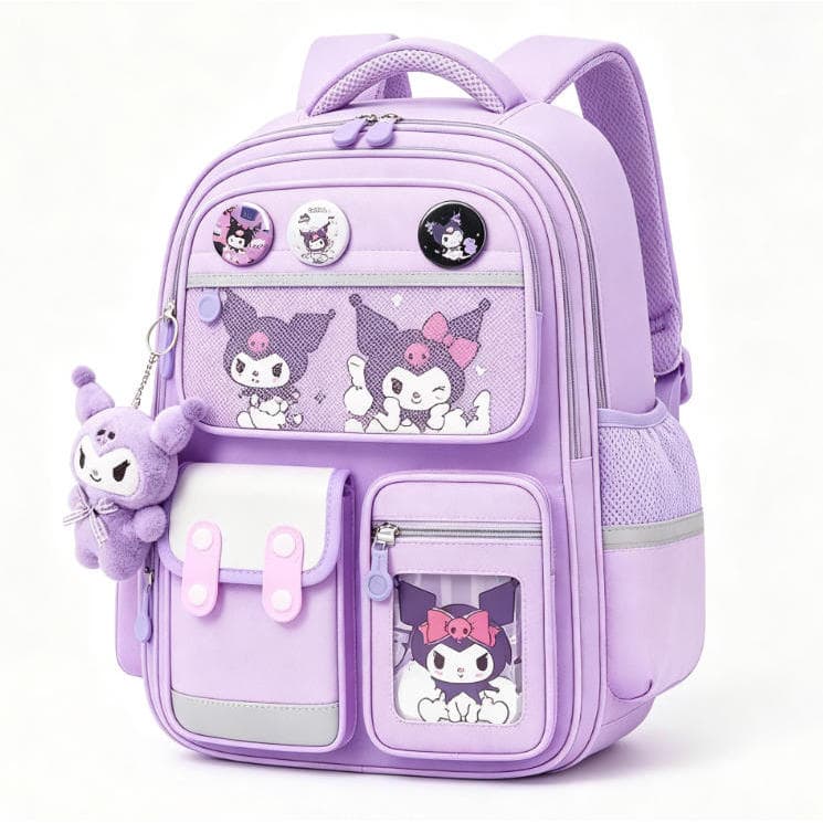 Mochila escolar com suporte para a coluna e redução de peso para crianças de 6 a 12 anos
