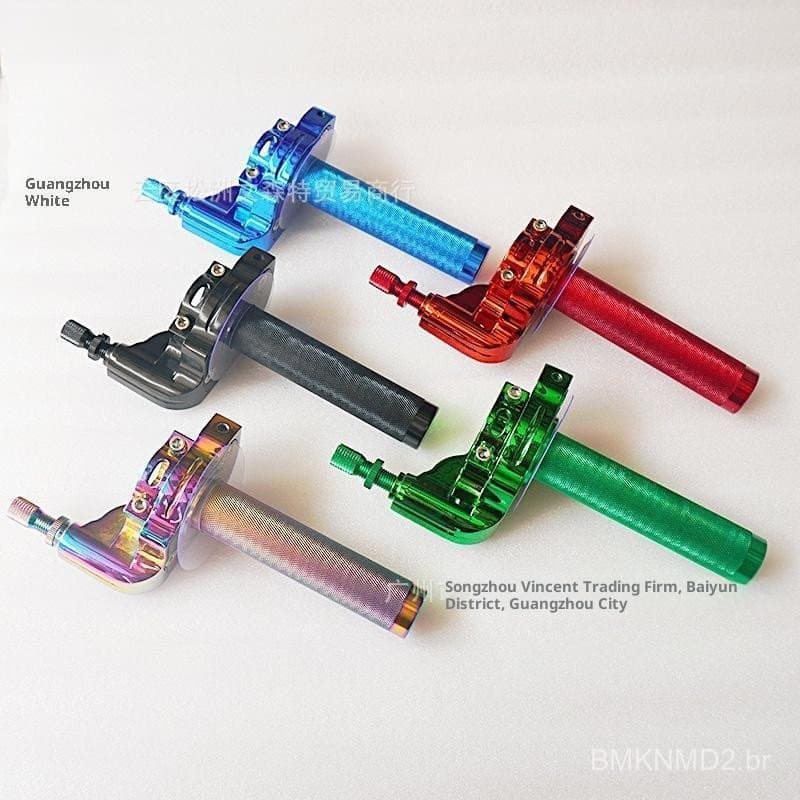 1 Pçs Acelerador Torção Apertos Guiador 22mm De Alumínio Universal Para Motocicleta Ciclomotor Scooter Bicicleta M10 * 1