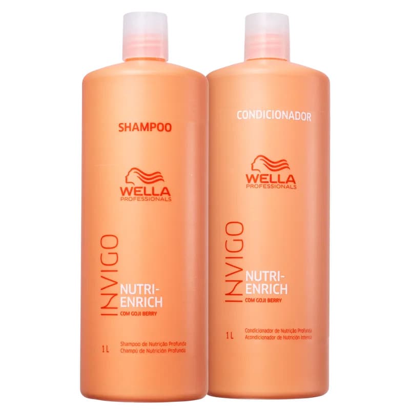Wella Invigo Nutri Enrich Kit Shampoo 1000ml + Cond 1000ml