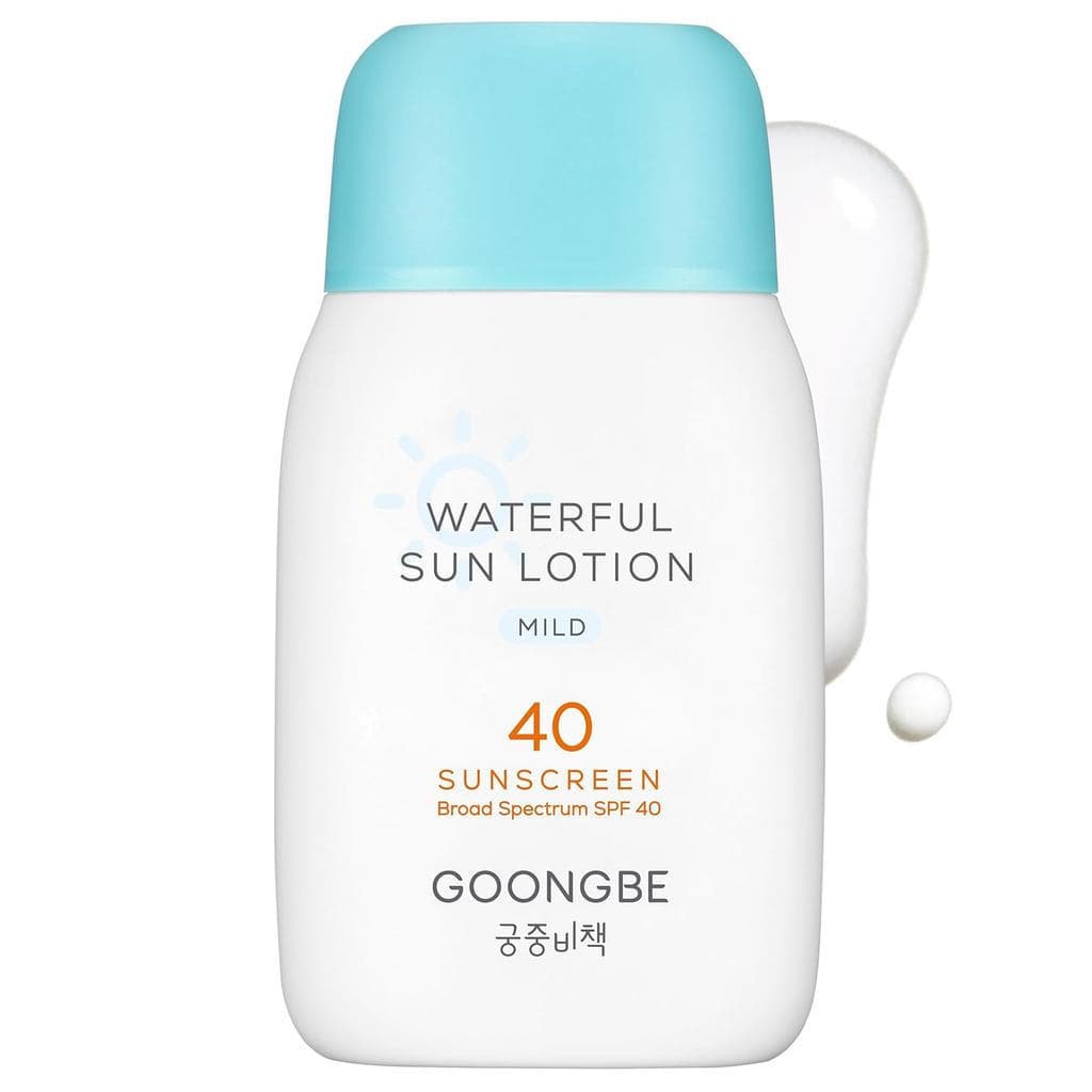 Protetor Solar à Base de Água Gold Shell SPF40 com Óxido de Zinco, Protetor Solar Mineral à Prova d'Água