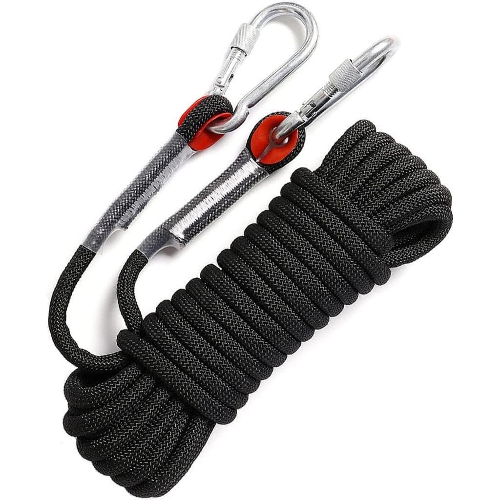 Cordas Estáticas para Escalada 35FT, 50FT, 100FT, 150FT, 200FT, 250FT (Diâmetro 10mm, 16mm) XERW