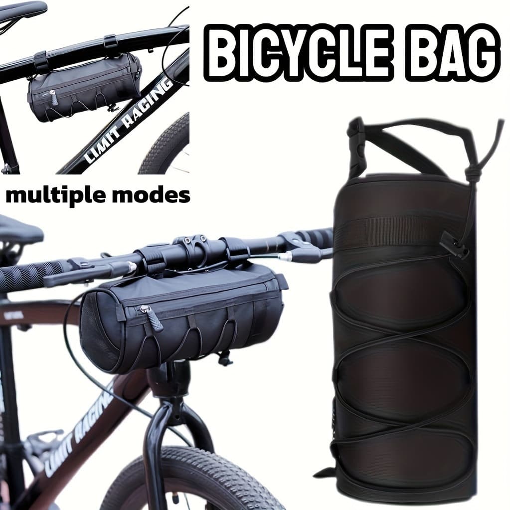 [2025NEW] Bicicleta Bolsa Bicicleta Mountain Bike Feixe Dianteiro Bolsa Tubo Cauda Bolsa Impermeável Multifuncional Equi