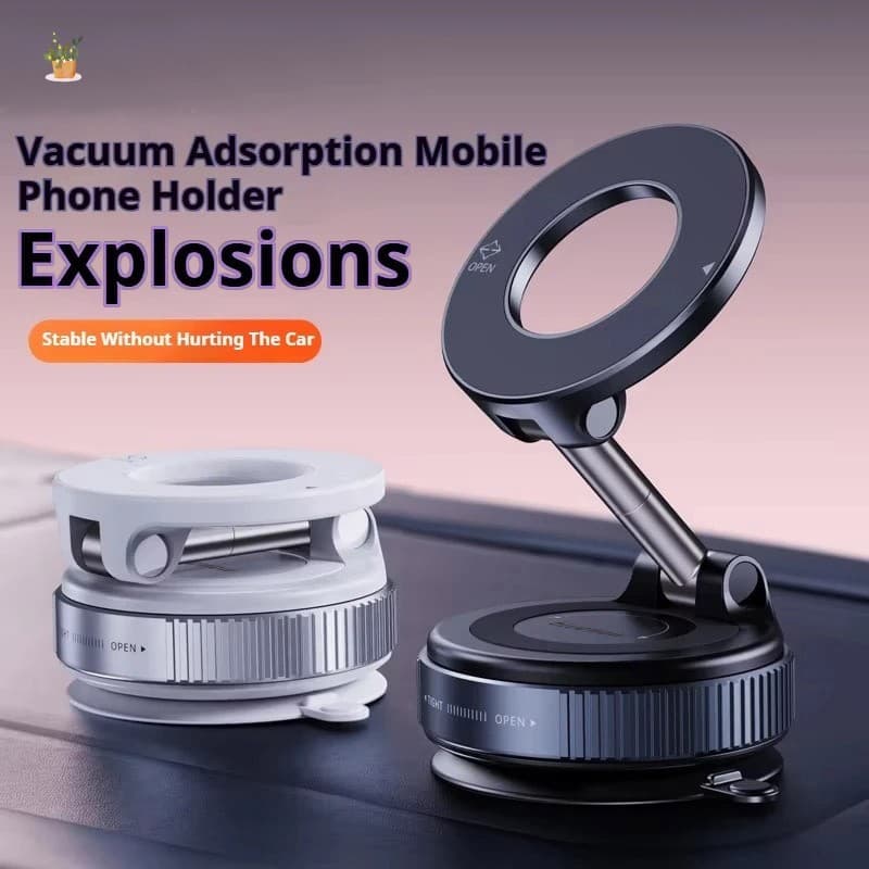 Suporte Magnético Para Telefone Carro-360 ° De Sucção Giratório Casa E