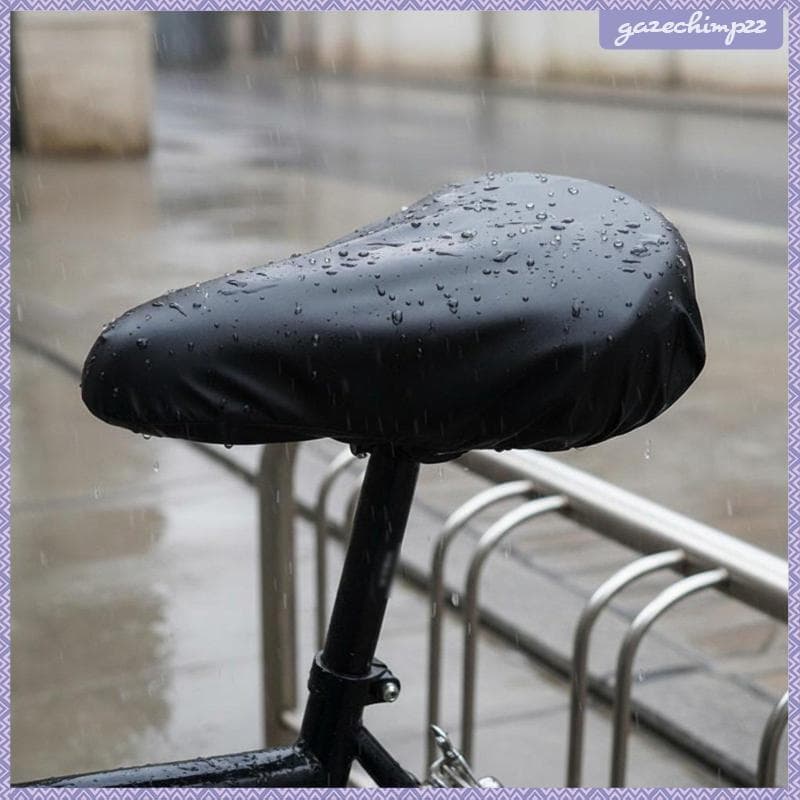 [Gazechimp] Capa Elástica Para Assento De Bicicleta , À Prova De Poeira D'água , Protetor De Selim De PVC , Acessório Co