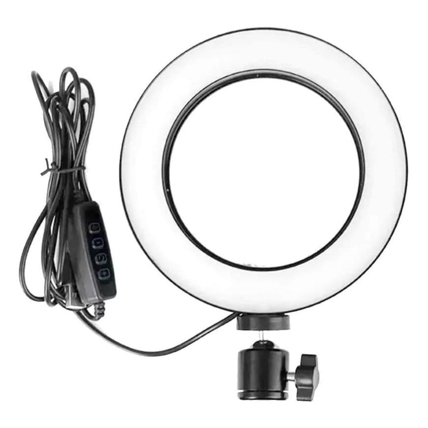 Iluminador Ring Light 6" Luz para Selfie com Controle - KP-PL16 - Knup -