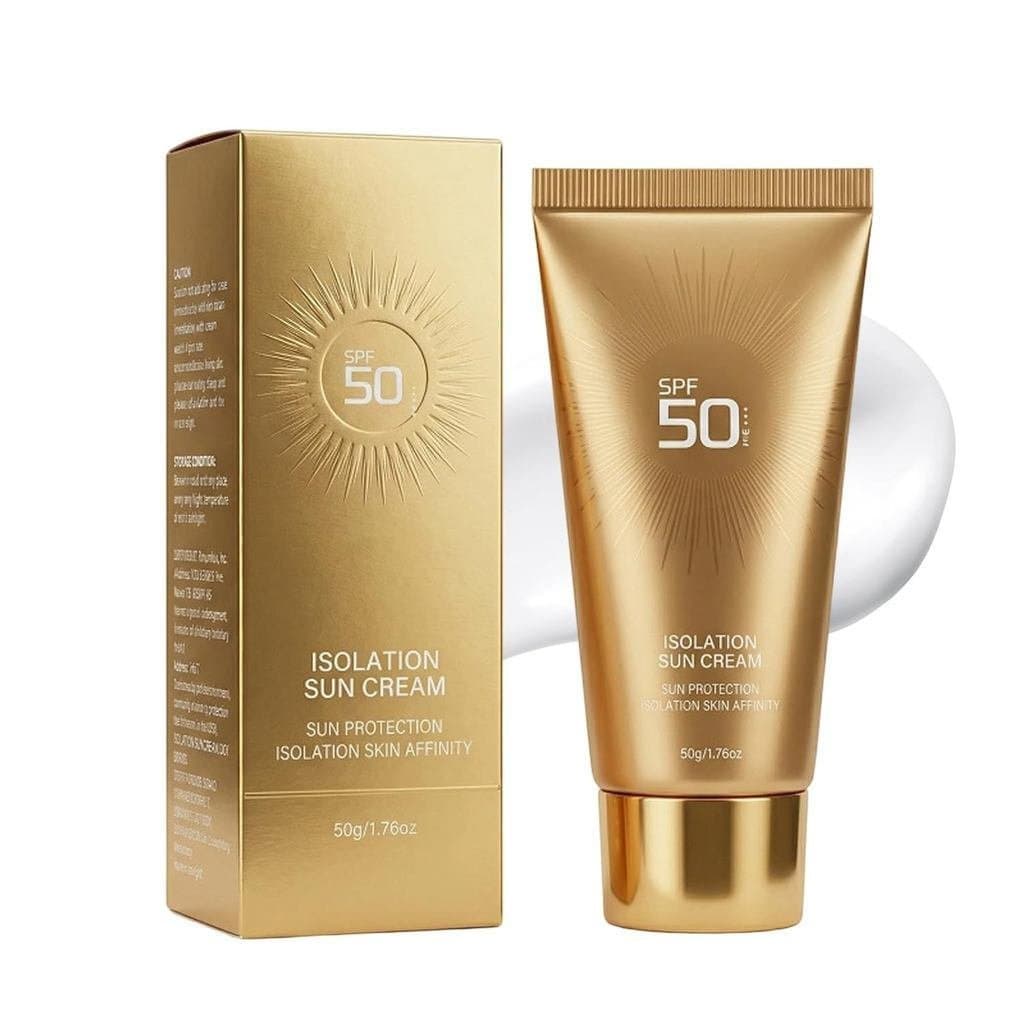 Isolution Protetor Solar Facial FPS 50, Protetor Solar Leve em Gel Aquoso com Acabamento Hidratante, Protetor Solar Diár