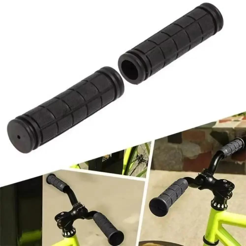 Anti-skid Bicicleta Lidar Com Barra Apertos De Borracha Guiador Cobre Engrenagem Fixa BMX MTB Mountain Bike Acessórios D
