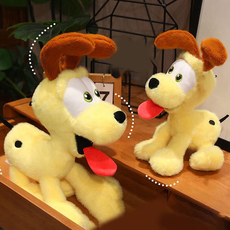 [Kawaii Odie Cute Dog Garfield Plush Doll Plushie Toy Room Decoração Kid Girl Xmas Gift Anime Figura Em