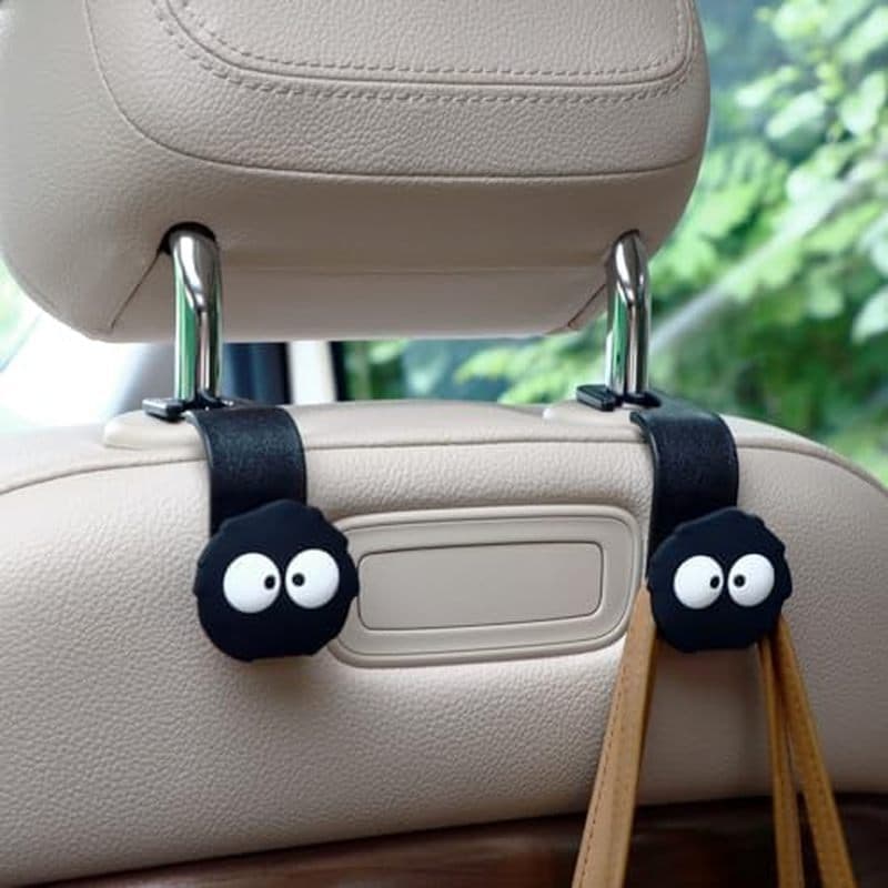 Ganchos Fofos Para Encosto De Cabeça De Assento De Carro Sot Sprite , Pacote Com 2 360 ° Acessórios Kawaii De Rotação ,
