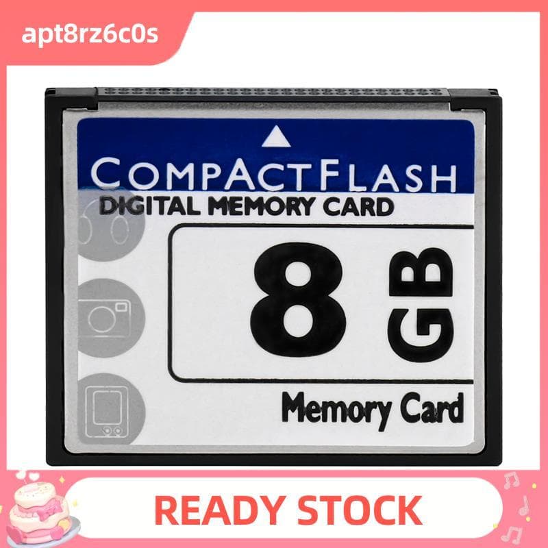 Cartão De Memória Flash Compacto Profissional De 8 Gb (Branco E Azul)