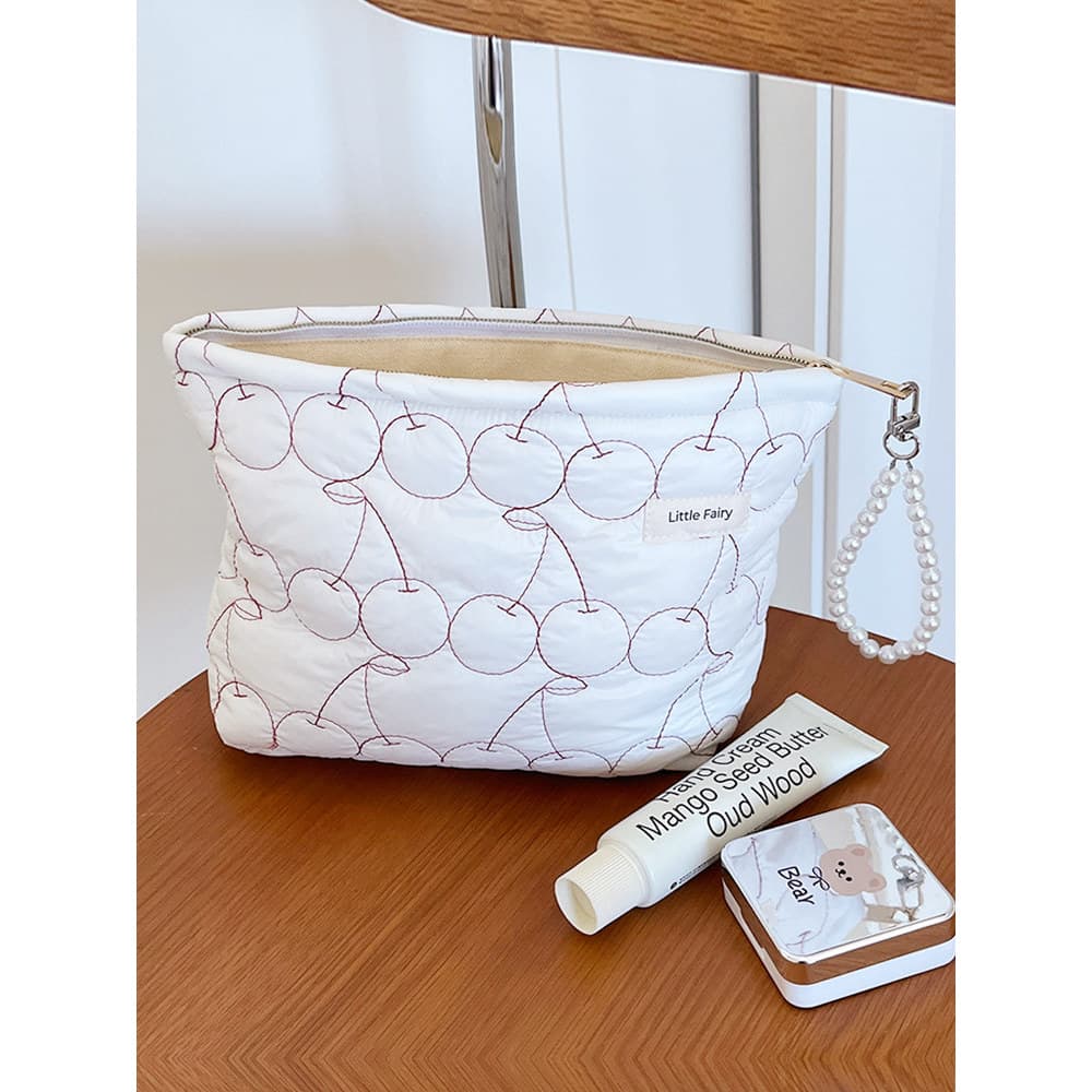 Leite Huhu saco cosmético à prova dwaterproof água portátil de grande capacidade lavagem passeio viagem produtos de cuid