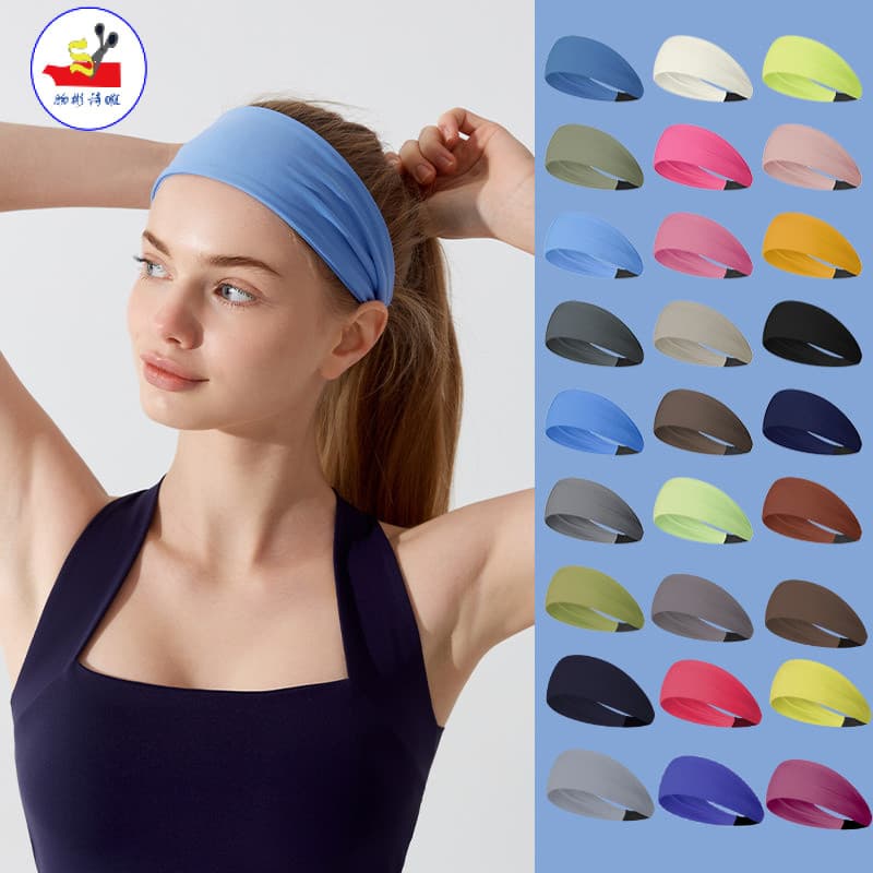 WSX elástico bandana esportes bandana feminino antitranspirante absorvente correndo Fitness Yoga bandana feminino de aba